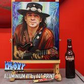 Stevie Ray Vaughan Canvas Art by Chris Tutty - Texas Pride and Joy Blues Guitar